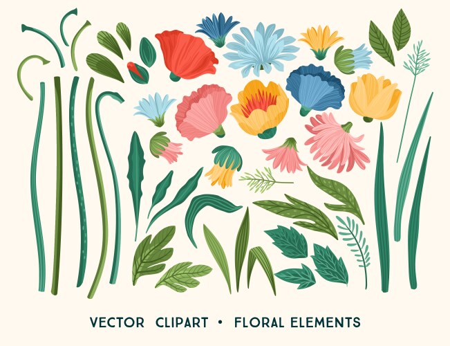 Flower Stem Clipart Vector Images (over 2,500)