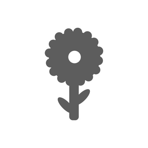 flower icon vector