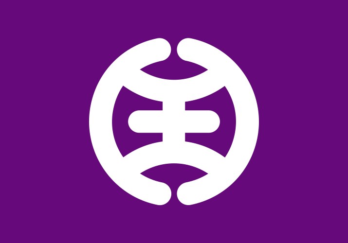 Hachioji flag vector image