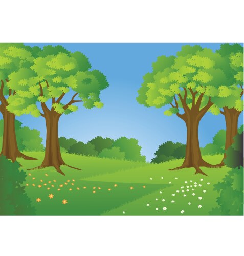 Jungle background Royalty Free Vector Image - VectorStock
