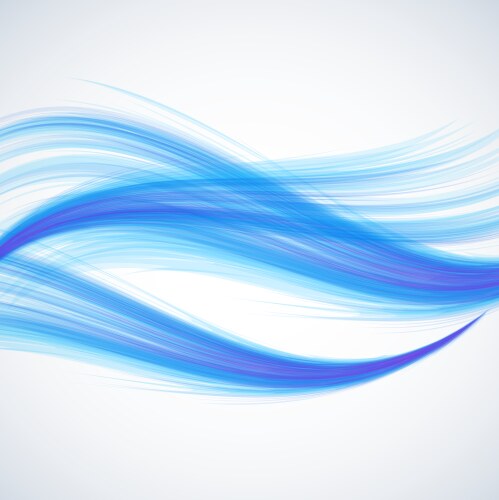 Abstract blue wave Royalty Free Vector Image - VectorStock