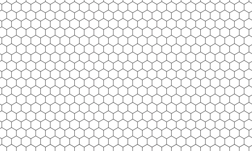 hexagon net pattern background vector image vector image