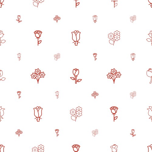 Romantic Rose Seamless Pattern Royalty Free Vector Image