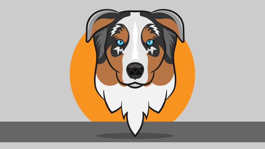 Australian Shepherd Dog Vector Images (over 1,200)