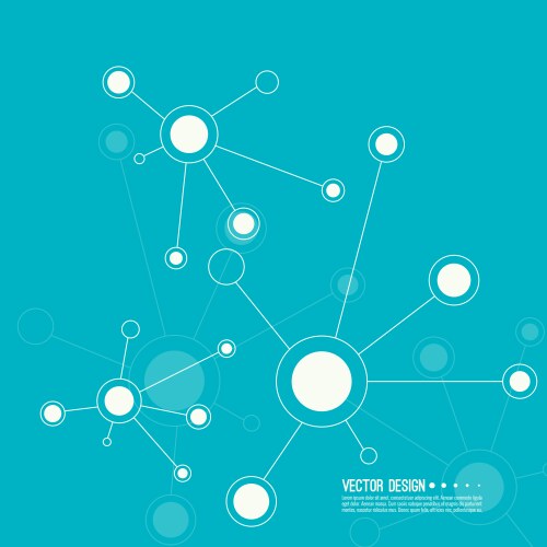 Abstract Particle Network vector image