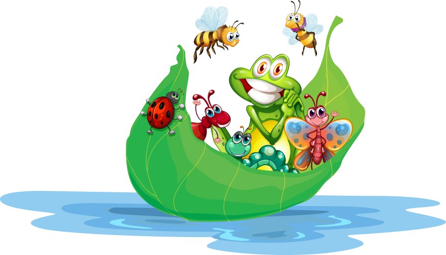 Small animals cartoon Royalty Free Vector Image