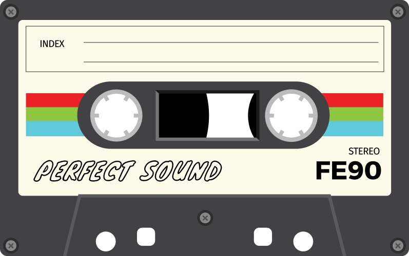 Cassette 90s Royalty Free Vector Image - VectorStock
