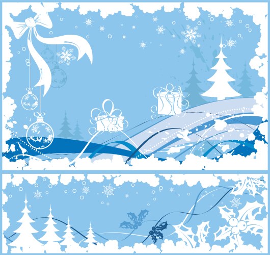 Vector Snow Stock Snow landscape Royalty Free Vector Image - VectorStock