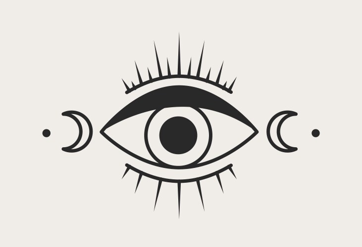 Mystical esoteric eye Vector Image