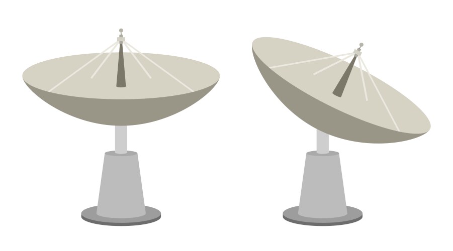 Radar silhouette Royalty Free Vector Image - VectorStock
