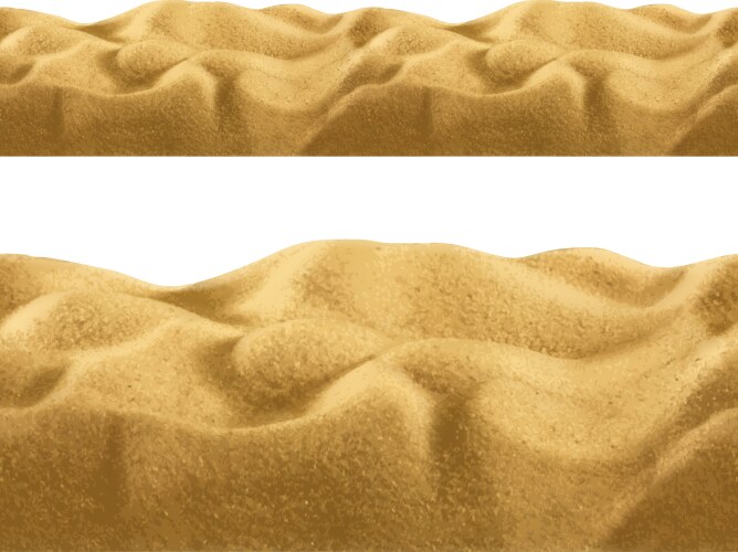 Sea sand seamless pattern Royalty Free Vector Image