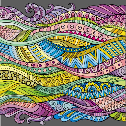 Abstract decorative waves background Royalty Free Vector
