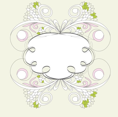 Love floral card Royalty Free Vector Image - VectorStock