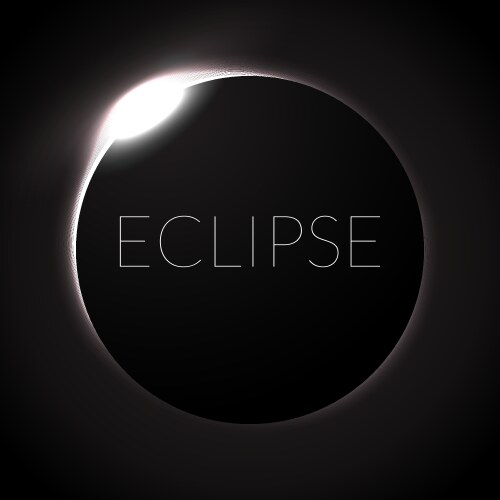 Lunar Eclipse Round Icon Royalty Free Vector Image Lunar Eclipse Round Icon Royalty Free Vector Image