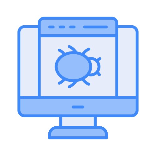 Website error system hacking web security vector image