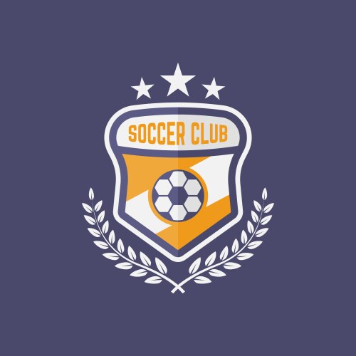 Soccer Emblem - Football Badge Vector Image