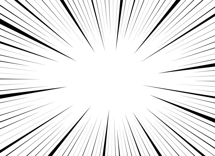 Manga comic explosion motion movement effect Vector Image