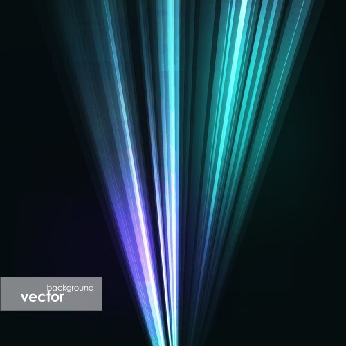 Sun rays light on black background Royalty Free Vector Image