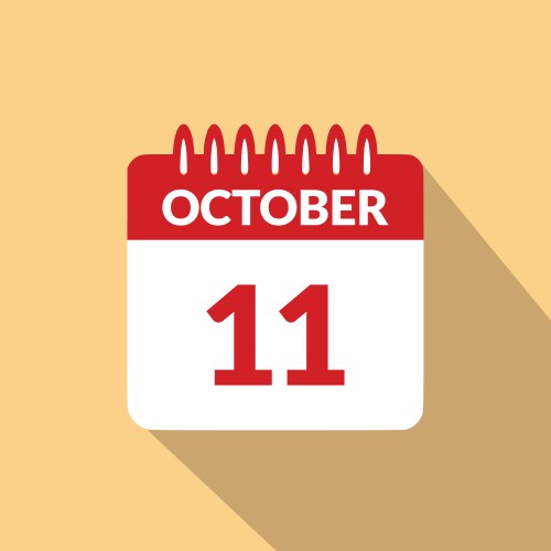 October 11 Vector Images (over 340)