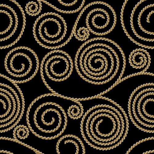 Classic Ropes Vector Seamless ropes Royalty Free Vector Image - VectorStock