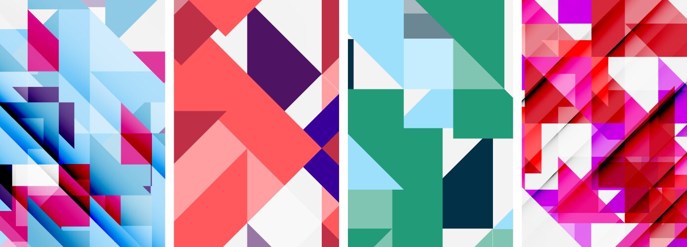 Random Triangle Pattern Vector Images (over 14,000)