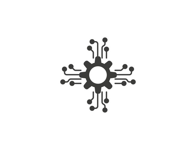 Algorithm engineering channel icon vector image