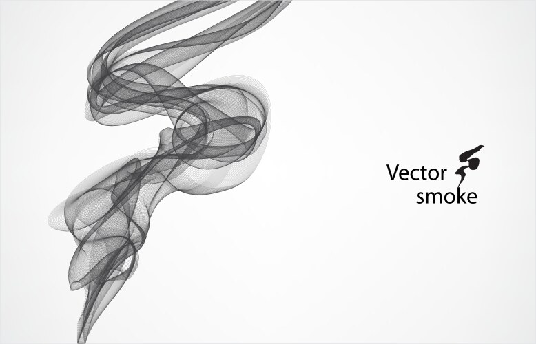 smoke background vector image vector image