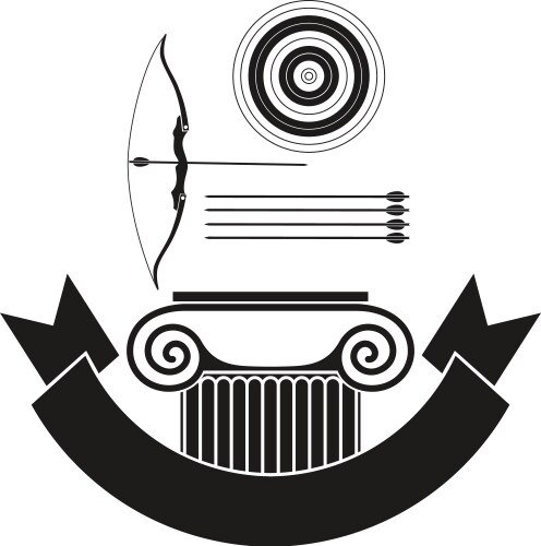 Glory of archery Royalty Free Vector Image - VectorStock