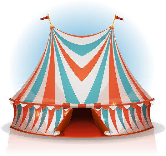 Magic circus big top Royalty Free Vector Image