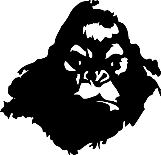 King kong on background Vector Image