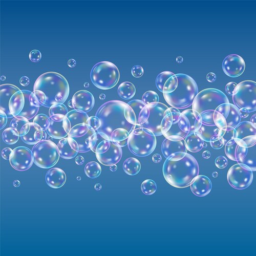 Soap bubbles abstract background blowing – Royalty-Free Vector ...