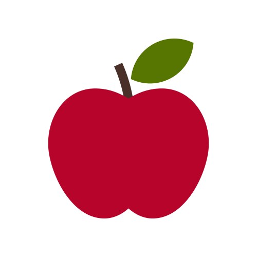 apple icon vector image