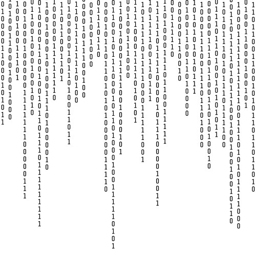 binary coding computer digital information vector image