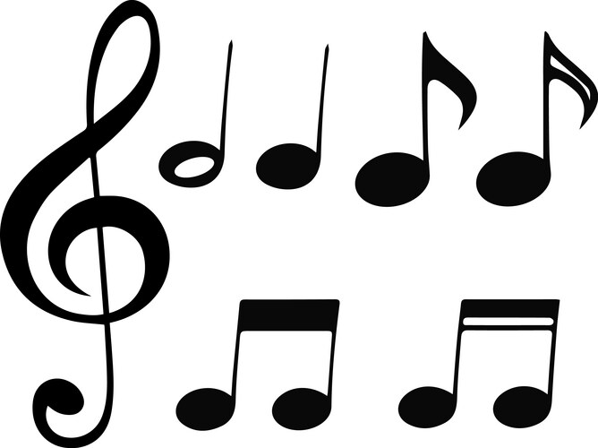 Music note circle emblem Vector Images & Graphics for Commercial Use ...
