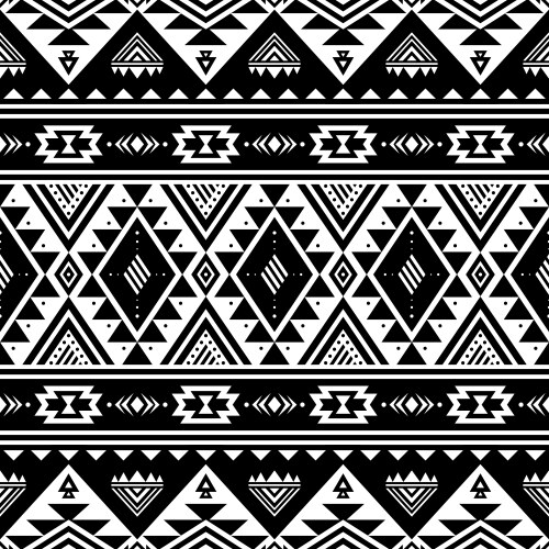 Seamless tribal texture Royalty Free Vector Image