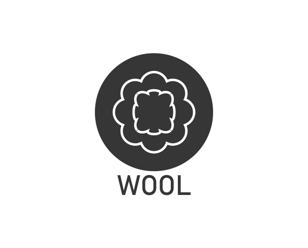Wool fabric icon Royalty Free Vector Image - VectorStock