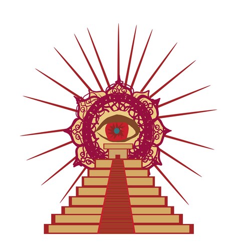 Ancient Eye of Providence Vector Image