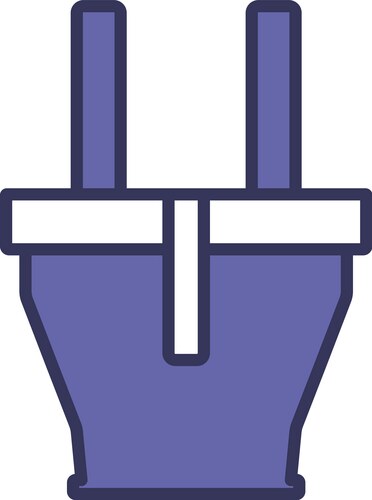 Electrical plug icon Royalty Free Vector Image