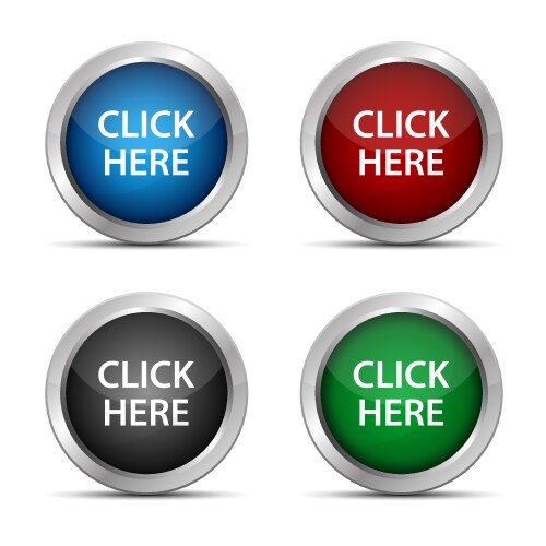Click here sign icon press button Royalty Free Vector Image