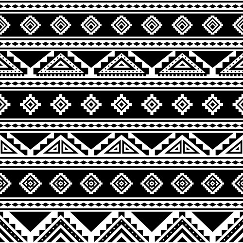 Tribal aztec navajo seamless pattern Royalty Free Vector
