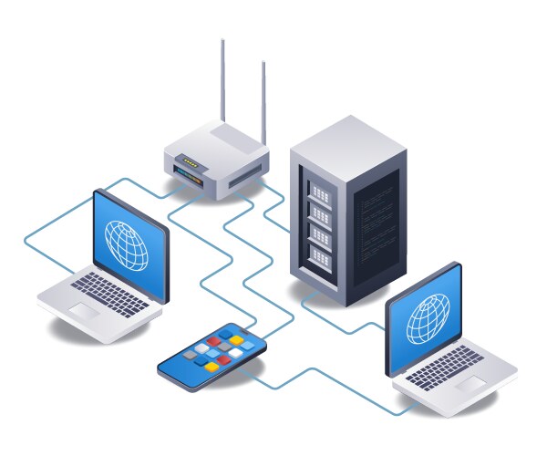 Networking Sofware Vector Network Diagram Vector Images (over 42,000)