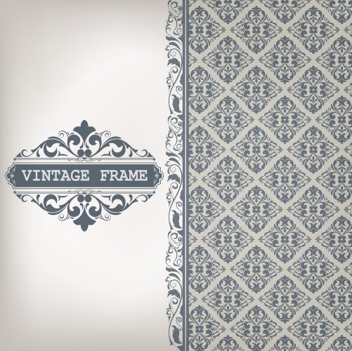 Vintage pattern series Royalty Free Vector Image