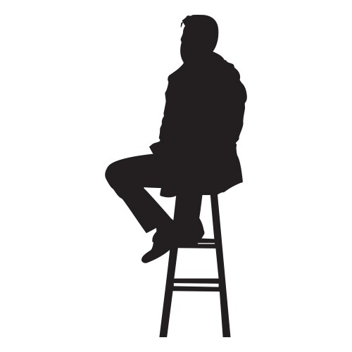 Stool outline clip art – Royalty-Free Vector | VectorStock