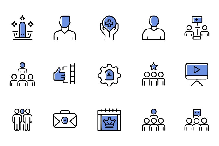 Brand ambassador pr and public influence concept Vector Image