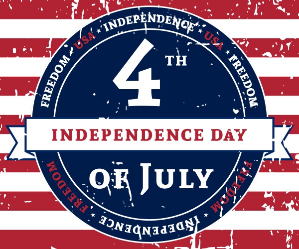 American holiday independence day Vector Image