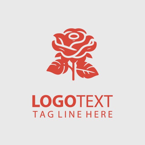 Rose logo Royalty Free Vector Image - VectorStock