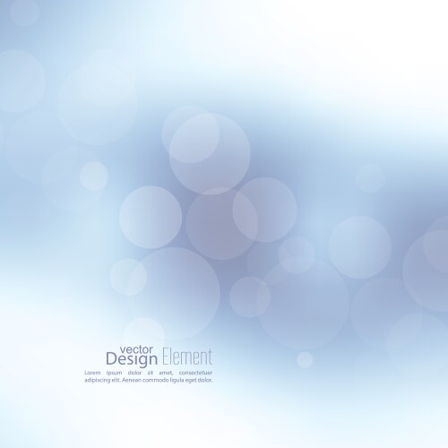 Abstract background with bokeh Royalty Free Vector Image