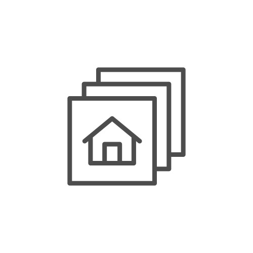 House project line icon vector image