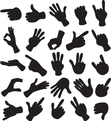 Creative hands Royalty Free Vector Image - VectorStock