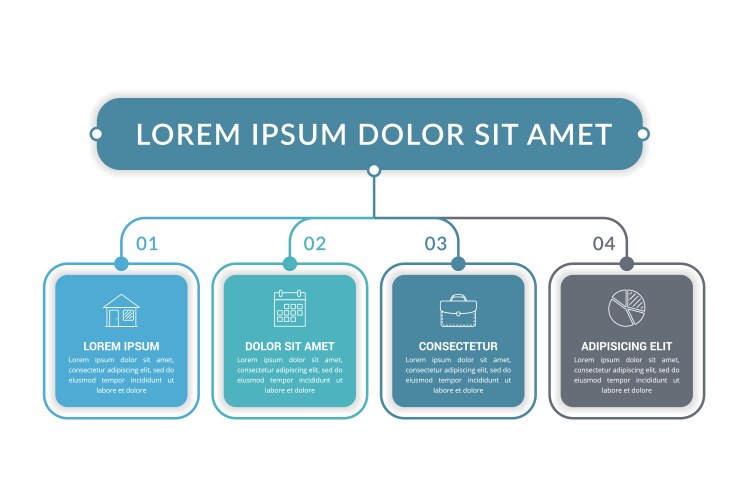 Flowchart template Royalty Free Vector Image - VectorStock